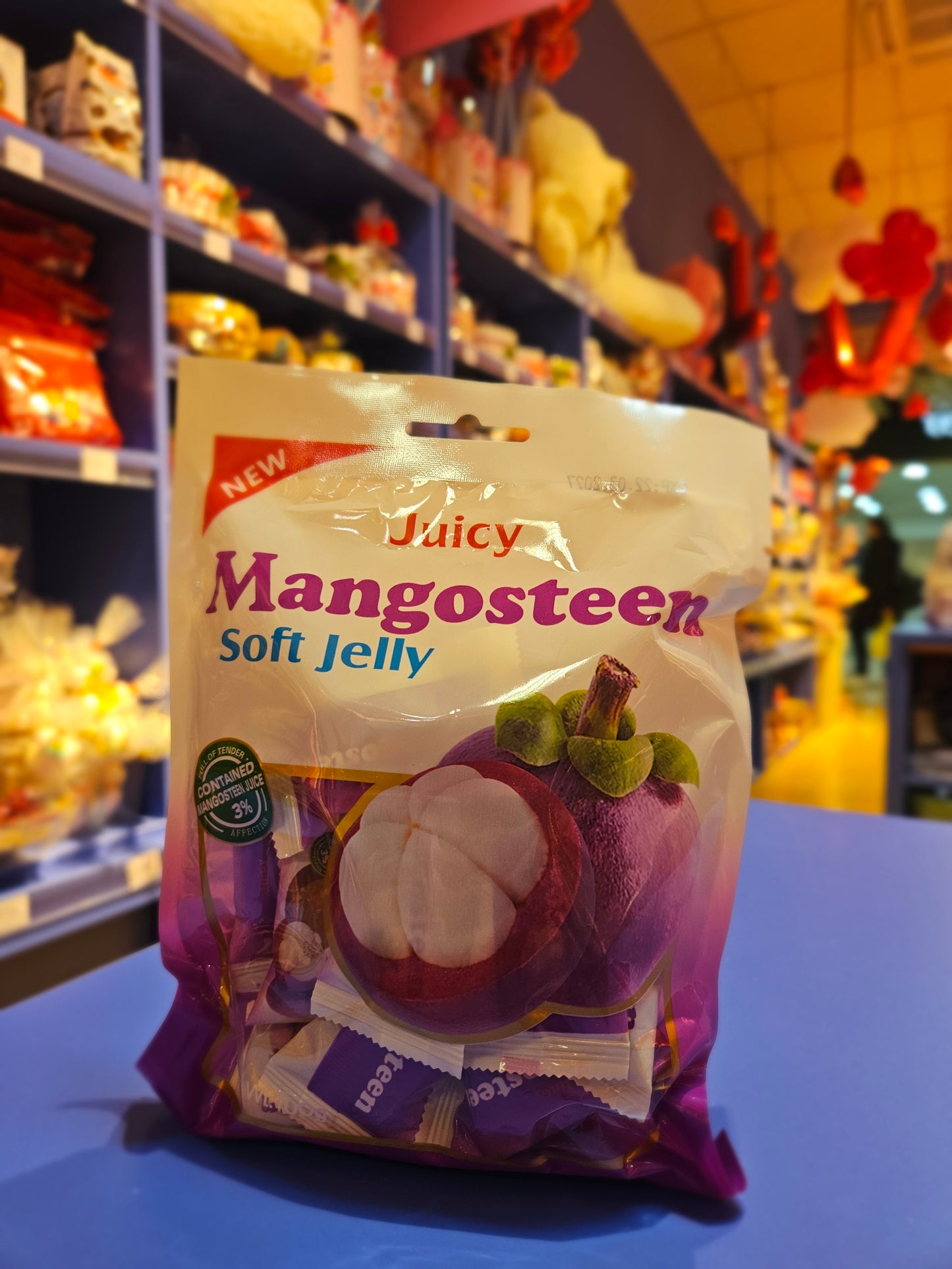 Juicy mangosteen soft jelly