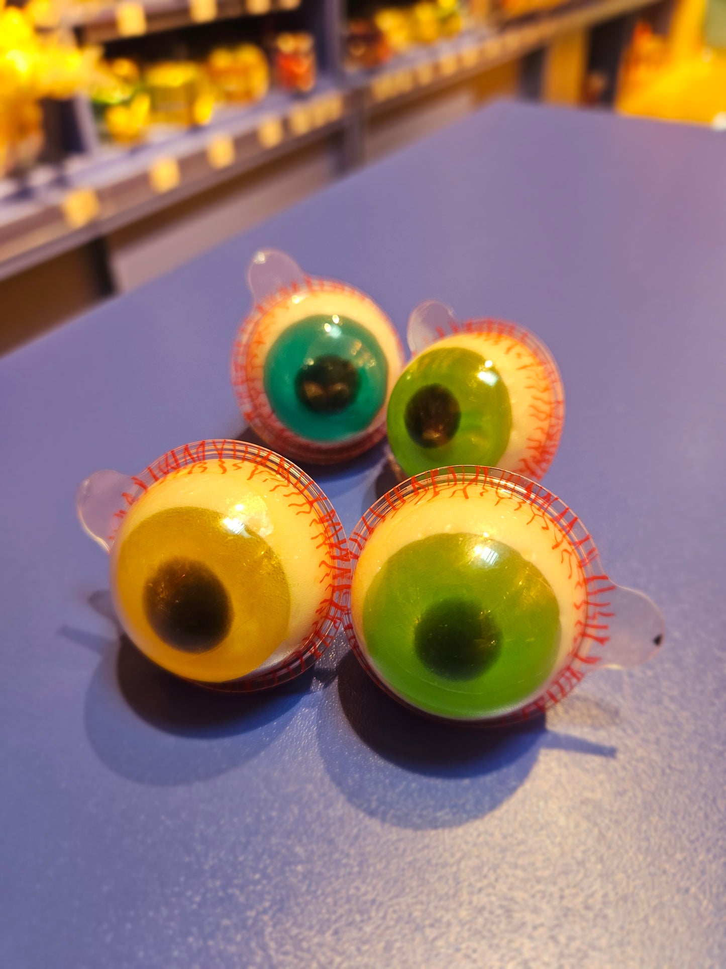 Funny candy eyes