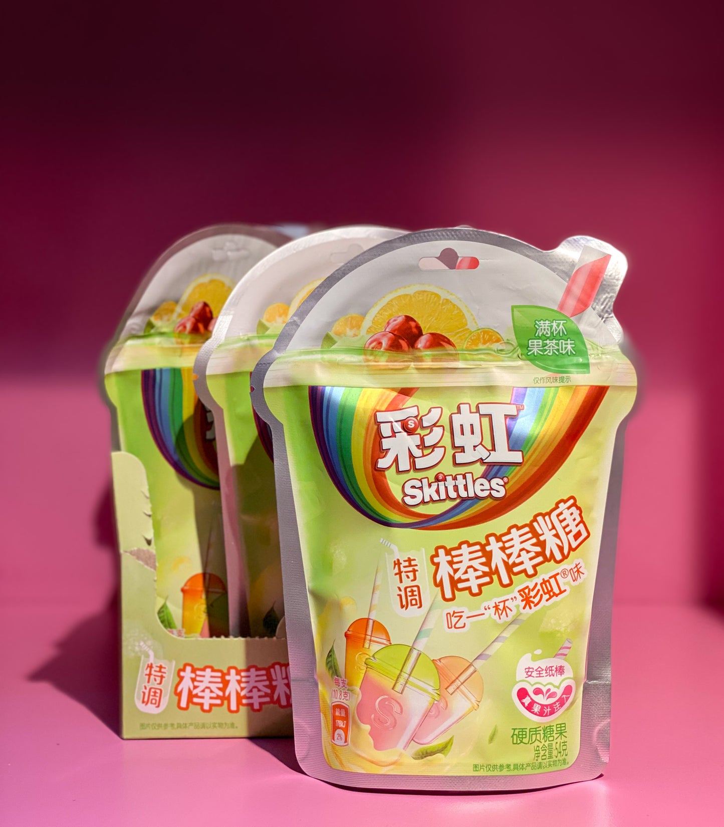 Skittles Lollipop real friut China 54g