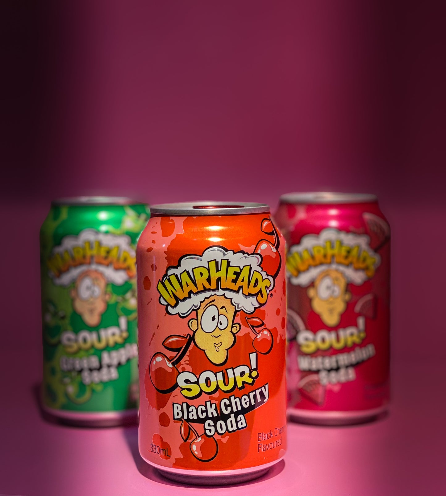 Warheads Sour black cherry