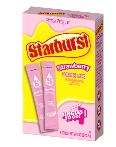 Starburst Singles To Go Powdered Drink Mix