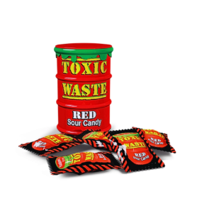 Toxic Waste Sour Candy Red