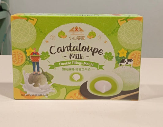 Cantaloupe milk double filling mochi