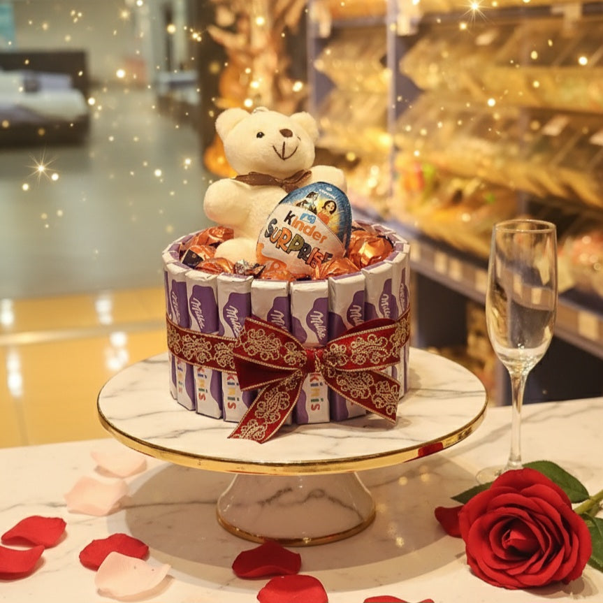 Mini torta Milka okrugla