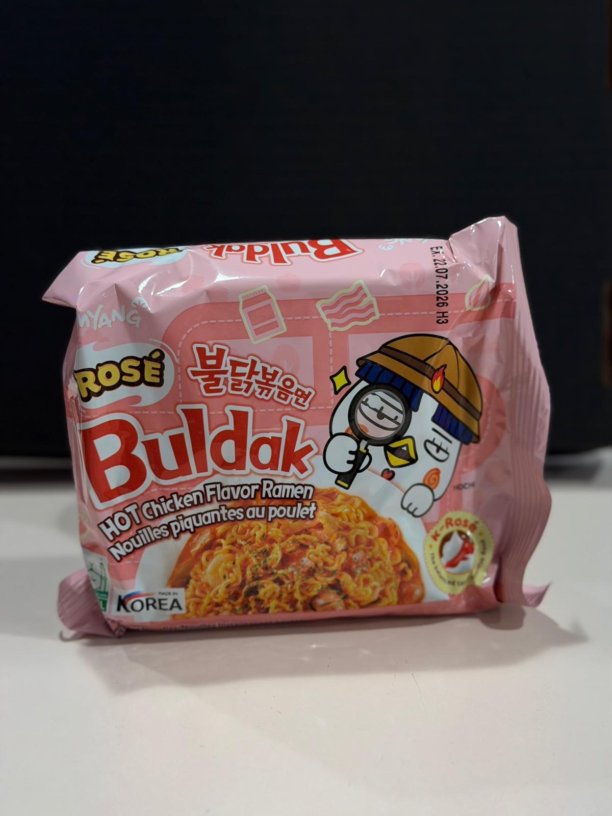Samyang buldak ramen rose hot chicken