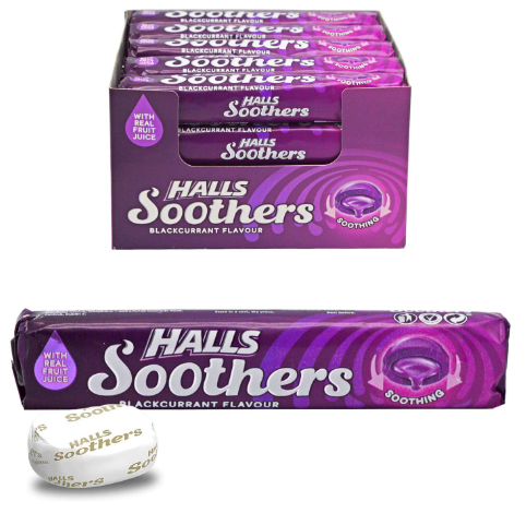 Halls Soothers Blackcurrant