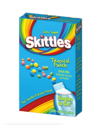 Skittles Zero Sugar Original Tropical Punch Drink Mix