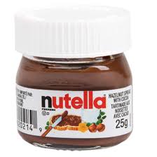 Mini nutella jar