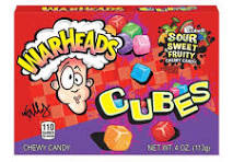 Wareheads Cubes Chewy Candy