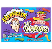 Warheads Lil' Worm Gummi Candy Chews