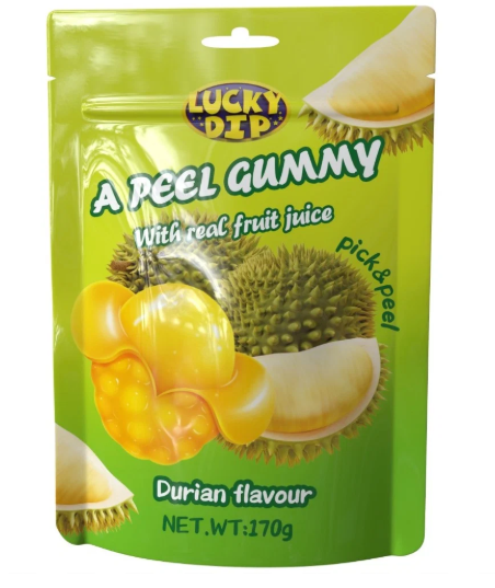 Lucky Dip A peel Gummy Durian