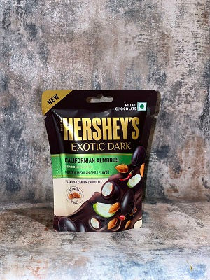 Hershey's exotic dark / Californian almonds seasoned with guava & Mexican chilli flavour