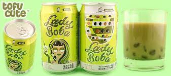 Lady Boba Matcha Latte bubble tea