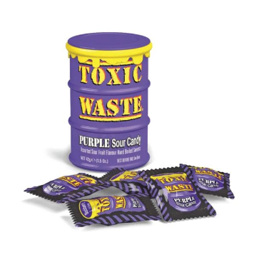 Toxic Waste Sour Candy Purple