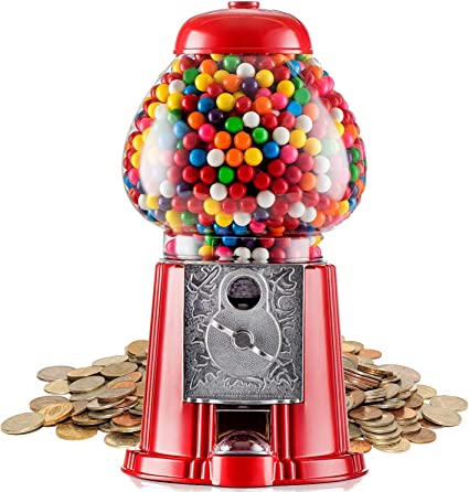 Bubble gum machine cash