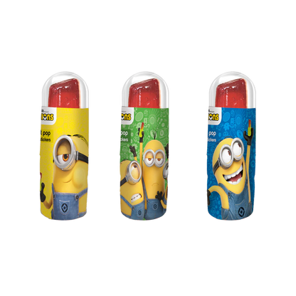 Minion twist pop candy